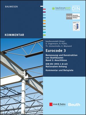 cover image of Eurocode 3 Bemessung und Konstruktion von Stahlbauten